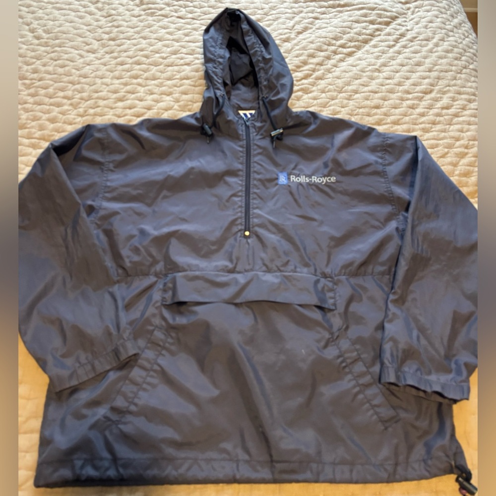 Vintage Rolls-Royce Embroidered Windbreaker Jacket Size L